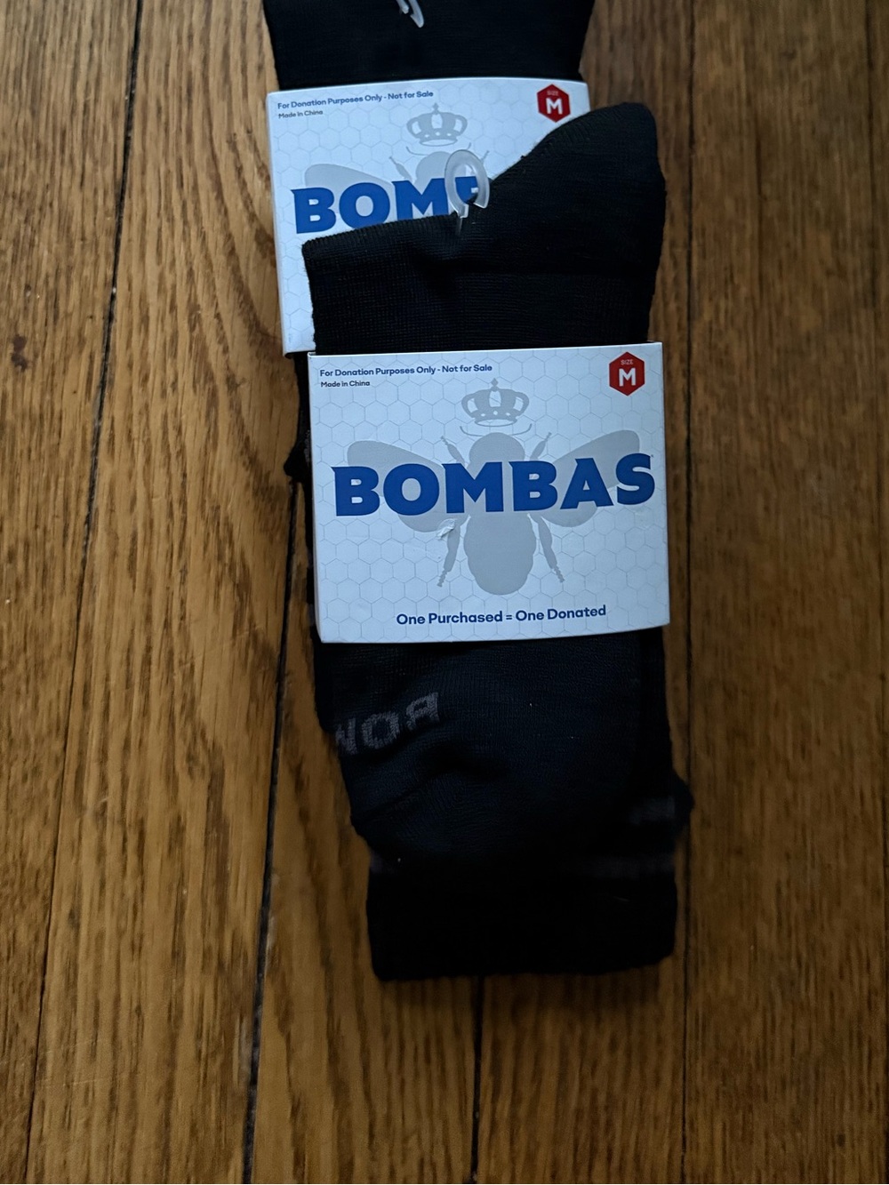 Bombas Black Men's Crew Socks - Pack of 2